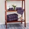 Hastings Home 6-piece Set Luxury Cotton Towel With 2 Bath Towels, 2 Hand Towels and 2 Washcloths (Eggplant/White) 143747PMH - alternate 1
